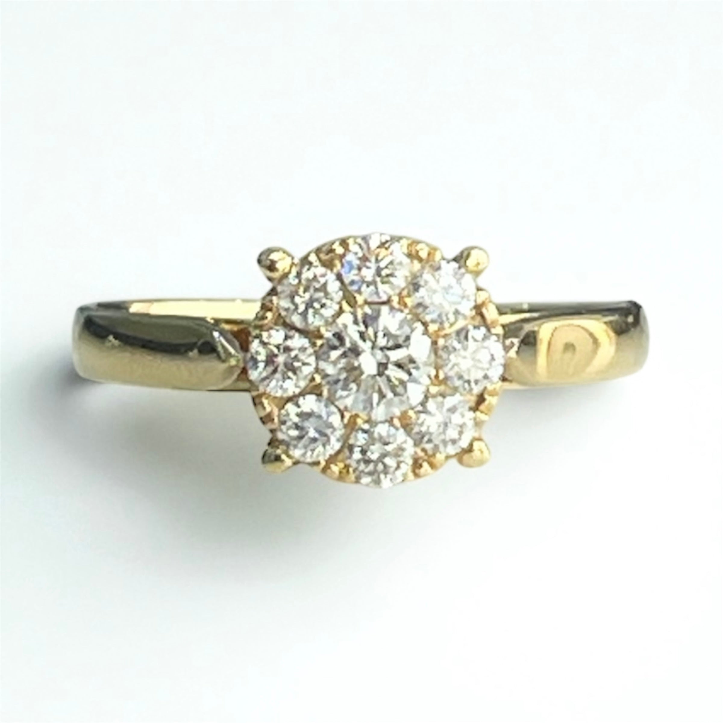 Round-Cut Diamond Ring