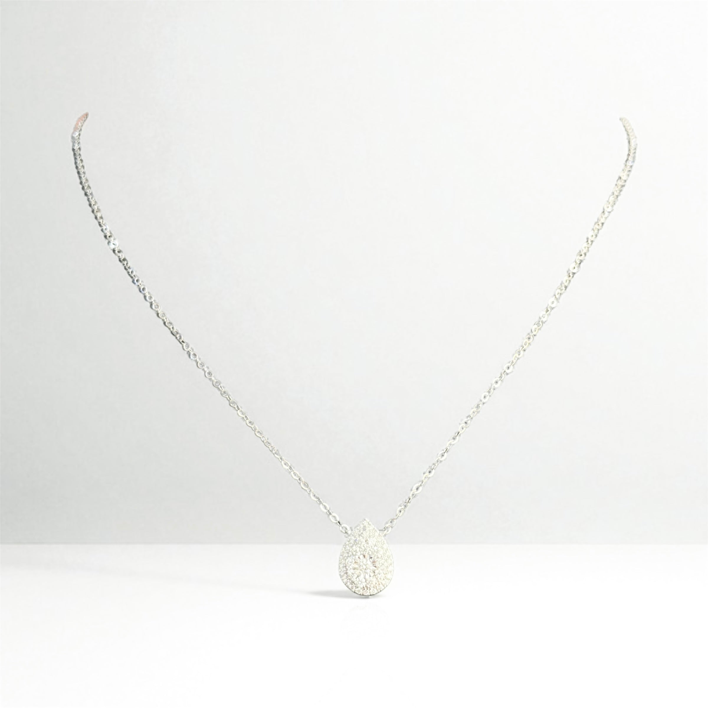 Pear-Cut Diamond Pendant