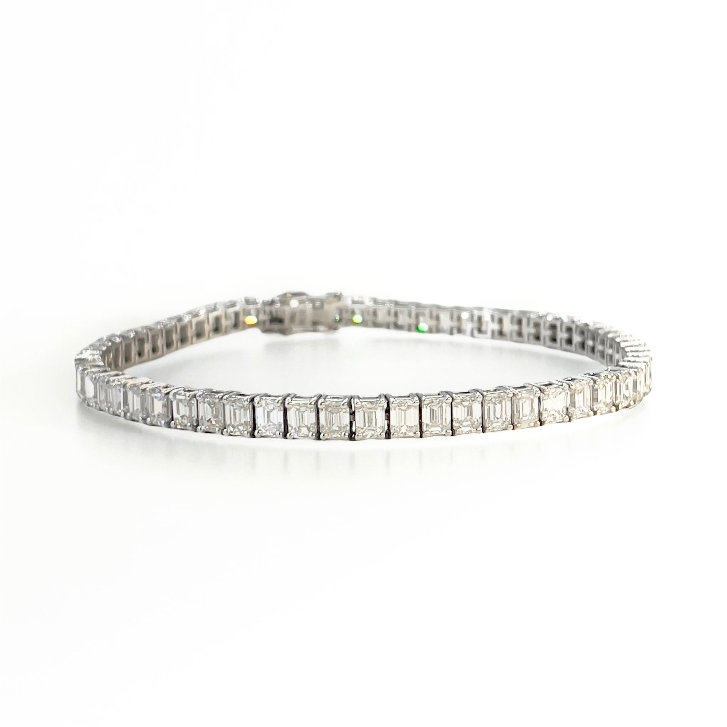 Emerald-cut Tennis Bracelet