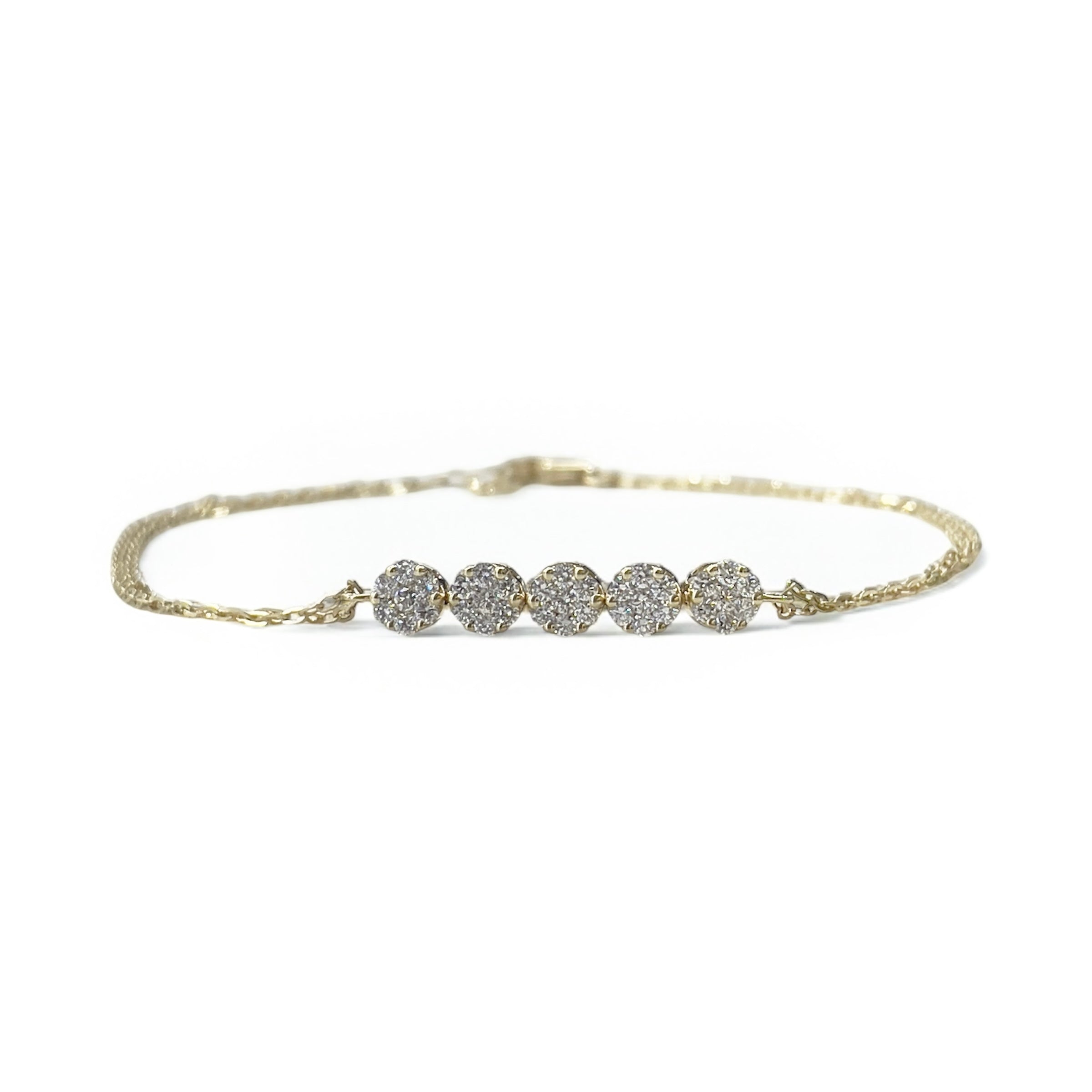 Minimal Diamond Bracelet