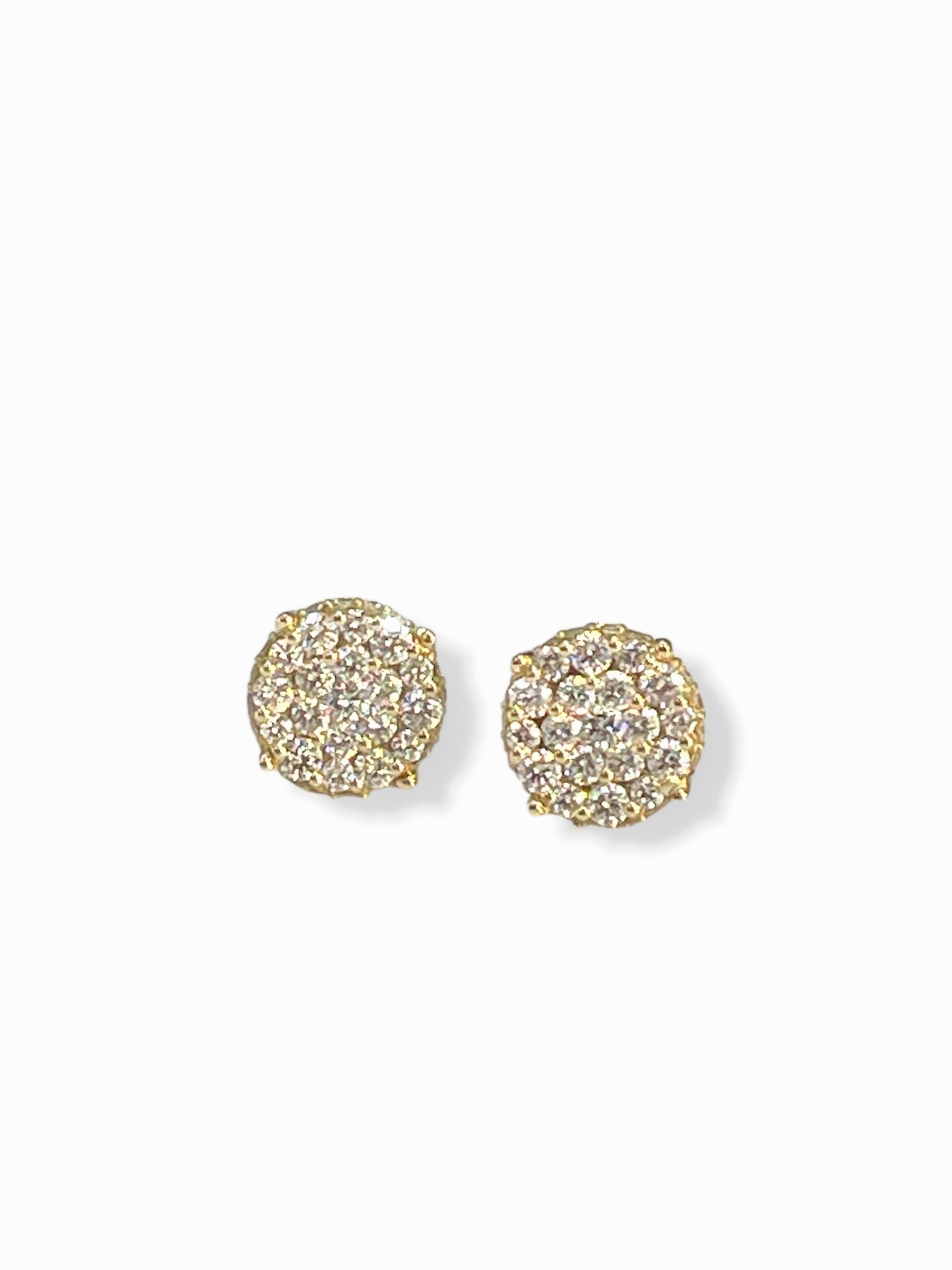 Round-Cut Diamond Earring