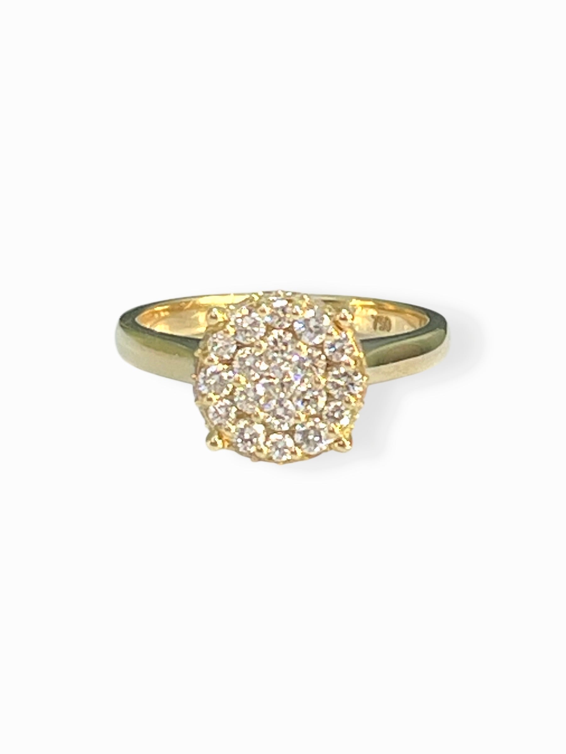 Round-Cut Diamond Ring