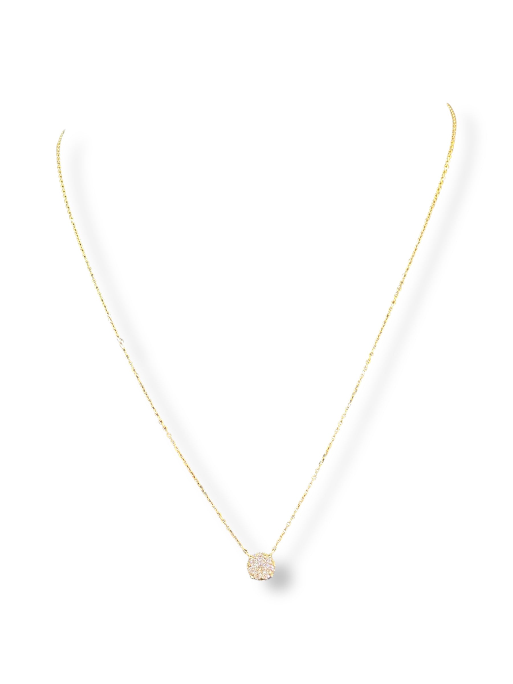 Round-Cut Diamond Pendant