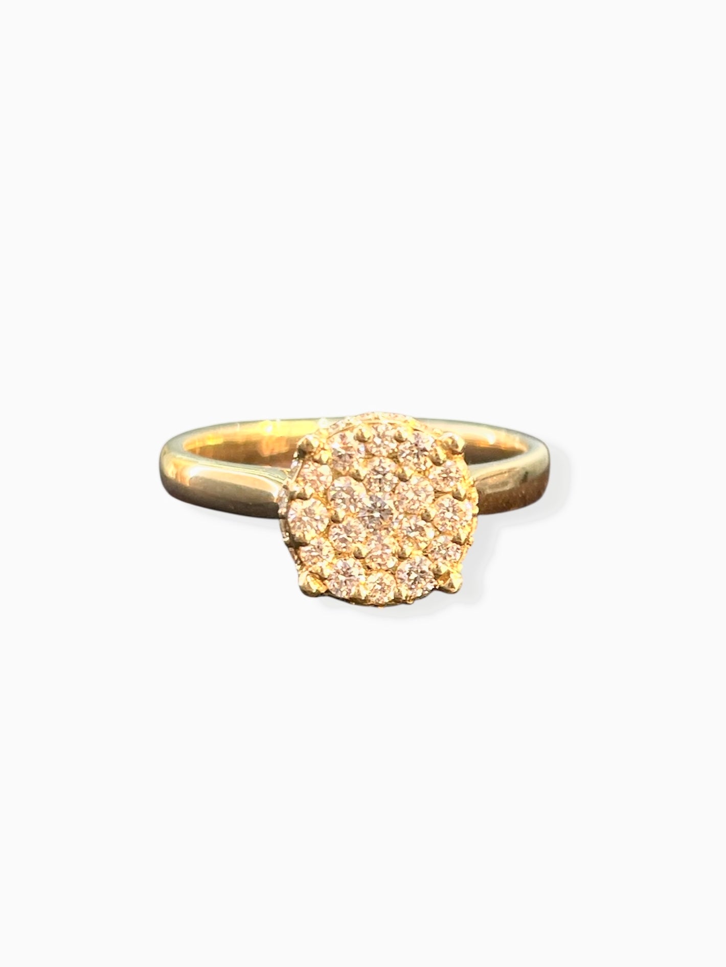 Round-Cut Diamond Ring